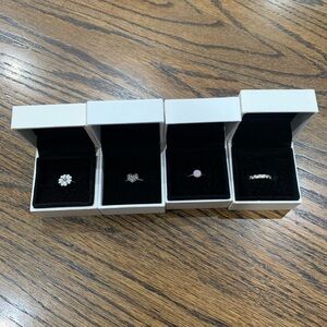 **DO NOT PURCHASE** Like New Pandora Rings Size 48/50 *please read description*
